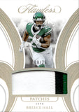 2025 Breece Hall Panini Flawless PATCHES 8/25 PATCH #PAT-BHL New York Jets