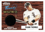 2004 Frank Thomas Bowman Heritage THREADS OF GREATNESS GAME-WORN JERSEY RELIC #TG-FT Chicago White Sox