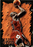 1996-97 Michael Jordan Fleer HARDWOOD LEADER #123 Chicago Bulls