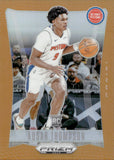 2023-24 Ausar Thompson Panini Prizm Deca ORANGE PRIZM ROOKIE 15/49 RC #136 Detroit Pistons
