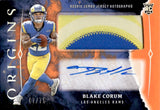 2024 Blake Corum Panini Origins ROOKIE JERSEY AUTOGRAPH ORANGE 67/75 RC AUTO PATCH #RJA-BCO Los Angeles Rams