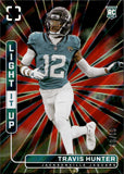 2025 Travis Hunter Panini Photogenic LIGHT IT UP RED ROOKIE 68/99 RC #5 Jacksonville Jaguars