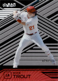 2021 Mike Trout Panini Chronicles Clear Vision RED 79/100 #1 Anaheim Angels