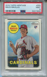 2018 Miles Mikolas Topps Heritage ROOKIE RC PSA 9 #559 St. Louis Cardinals 1843