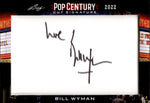 2022 Bill Wyman Leaf Pop Century CUT AUTO AUTOGRAPH #PCC-BW1 Rolling Stones