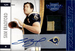 2010 Sam Bradford Panini Plates & Patches ROOKIE BLITZ PATCH AUTO 13/25 AUTOGRAPH RELIC RC #8 St. Louis Rams