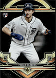 2024 Parker Meadows Topps Triple Threads GOLD ROOKIE 14/50 RC #159 Detroit Tigers