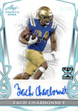 2023 Zach Charbonnet Leaf Trinity PLATINUM ROOKIE AUTOGRAPH 24/25 RC AUTO #BA-ZC1 UCLA Bruins Seattle Seahawks