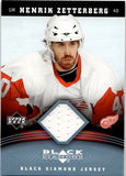 2006-07 Henrik Zetterberg Upper Deck Black Diamond GAME-USED JERSEY #J-HZ Detroit Red Wings