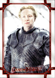 2021 Brienne of Tarth Rittenhouse Game of Thrones THE IRON ANNIVERSARY SERIES 1 RED 36/50 #78