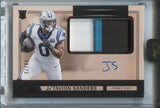 2024 Ja'Tavion Sanders Panini One RED ROOKIE JUMBO PATCH AUTO 68/75 AUTOGRAPH RELIC #24 Carolina Panthers