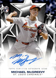 2025 Michael McGreevy Topps BASEBALL STARS AUTOGRAPH ROOKIE AUTO RC #BSA-MMC St. Louis Cardinals