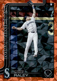 2025 Luke Raley Topps SERIES TWO ORANGE DIAMANTE FOIL 14/25 #534 Seattle Mariners