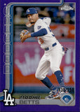 2025 Mookie Betts Topps Chrome PURPLE REFRACTOR 135/250 #50 Los Angeles Dodgers