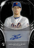 2013 Zack Wheeler Bowman Sterling ROOKIE AUTOGRAPH RC AUTO #BSAR-ZW New York Mets