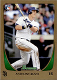 2011 Anthony Rizzo Bowman GOLD BORDER ROOKIE RC #70 San Diego Padres