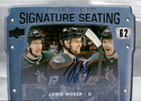 2021-22 Janis Moser Upper Deck Premier SIGNATURE SEATING AUTOGRAPH AUTO #PSS-JM Arizona Coyotes