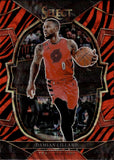 2022-23 Damian Lillard Panini Select CONCOURSE TIGER STRIPE PRIZM SP! #7 Portland Trail Blazers