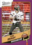 2021 Tom Brady Panini Classics TIMELESS TRIBUTES PURPLE 21/50 #22 Tampa Bay Buccaneers