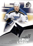 2003-04 Doug Weight Upper Deck SP Game Used SP STAR FABRICS GAME-USED JERSEY #101 St. Louis Blues