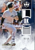 2018 Greg Bird Panini Diamond Kings DK MATERIALS HOLO GOLD DUAL JERSEY 2/25 #DKM-GB New York Yankees