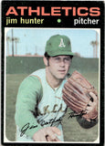 1971 Jim Hunter Topps #45 Oakland A's BV$30