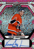 2025 Vincent Damphousse Leaf Metal Legends PINK SHIMMER AUTO 5/5 AUTOGRAPH #BA-VD1 Montreal Canadiens