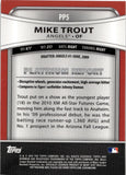 2010 Mike Trout Bowman Platinum Prospects #PP5 Los Angeles Angels 3