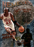 1995-96 Michael Jordan VS Joe Dumars Topps Stadium Club NEMESES #N10 Chicago Bulls Detroit Pistons