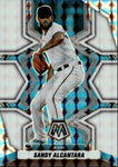 2022 Sandy Alcantara Panini Mosaic WHITE SP 13/25 #117 Miami Marlins