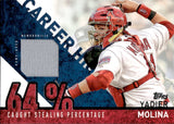 2015 Yadier Molina Topps CAREER HIGH GAME-USED MEMORABILIA JERSEY #CRH-YM St. Louis Cardinals 2