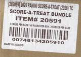 2026 Panini Score-A-Treat Halloween Bundle, 20 Box Case *RELEASES 9/25*