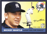 2021 Mickey Mantle Topps X Collection NAVY BLUE 155/199 #9 New York Yankees