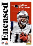 2018 Julian Edelman Panini Encased GOLD 8/10 #9 New England Patriots