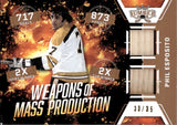 2021-22 Phil Esposito Leaf Lumber WEAPONS OF MASS PRODUCTION 33/35 STICK #WMP-14 Boston Bruins