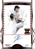 2022 JR Ritchie Leaf Trinity ROOKIE RED AUTOGRAPH 2/3 AUTO RC #BA-JRR Atlanta Braves