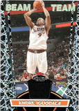 2007-08 Andre Iguodala Topps Stadium Club BEAM TEAM RETRO JERSEY RELIC #BTR-AIG Miami Heat