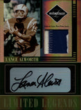 2006 Lance Alworth Leaf Limited LIMITED LEGENDS PATCH AUTO 12/15 AUTOGRAPH RELIC #LL-13 San Diego Chargers HOF