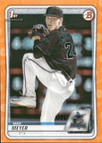 2020 Max Meyer Bowman Draft ORANGE 1/25 #BD-50 Miami Marlins