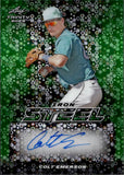 2023 Colt Emerson Leaf Trinity IRON STEEL GREEN DONUT CIRCLES ROOKIE AUTOGRAPH 2/4 RC AUTO #S-CE1 Seattle Mariners