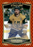 2023-24 Mark Stone Upper Deck Stature ORANGE AUTO 9/50 AUTOGRAPH #10 Vegas Golden Knights