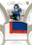 2025 Cam Skattebo Panini Flawless ROOKIE PATCHES 9/25 RC #RP-CSO New York Giants