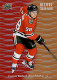 2023-24 Connor Bedard Upper Deck Allure COLOR FLOW RED-ORANGE ROOKIE RC #CF-16 Chicago Blackhawks