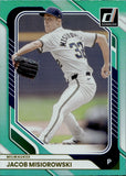 2026 Jacob Misiorowski Panini Donruss TEAL FOIL 25/25 #53 Milwaukee Brewers