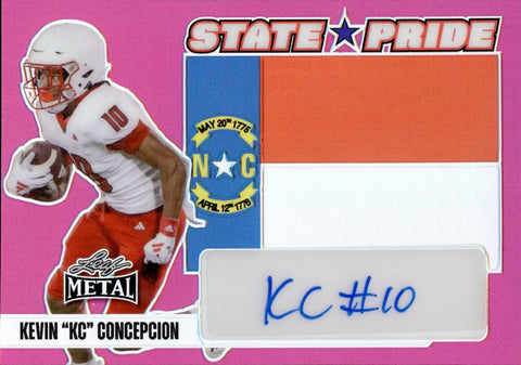 2024 Kevin "KC" Concepcion Leaf Metal PINK STATE PRIDE ROOKIE AUTO 1/7 AUTOGRAPH RC #SP-KC1