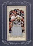 2012 David Freese Topps Gypsy Queen FRAMED MINI RELIC GAME-USED JERSEY #GQMR-DF St. Louis Cardinals