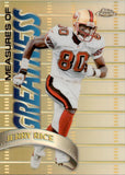 1998 Jerry Rice Topps Chrome MEASURE OF GREATNESS REFRACTOR #MG3 San Francisco 49ers