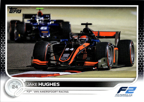2022 Jake Hughes Topps Formula 1 BLACK SSP 04/10 #149 FZ Van Amersfoort Racing