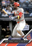 2024 Jordan Walker Topps Now RED ROOKIE 5/10 RC #627 St. Louis Cardinals