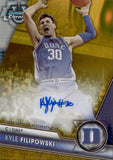 2023-24 Kyle Filipowski Bowman University Chrome PROSPECTS AUTOGRAPH GOLD LAVA REFRACTOR 32/50 AUTO #BCPA-KF Duke Blue Devils Utah Jazz